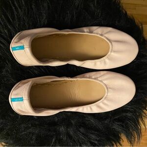 Lightly used pink tieks